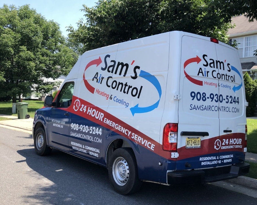 Sam's Air Control van