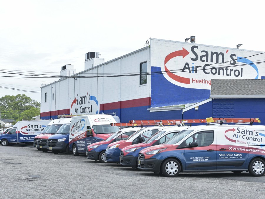 The Sam's Air Control fleet at the Edison, NJ facility